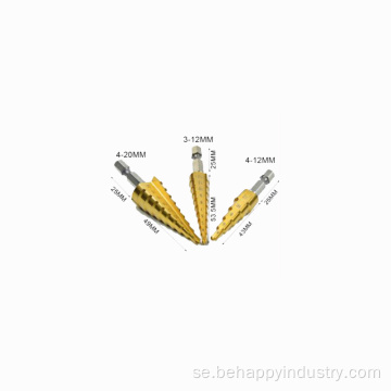 Högkvalitativ borrning HSS Step Drill Bits